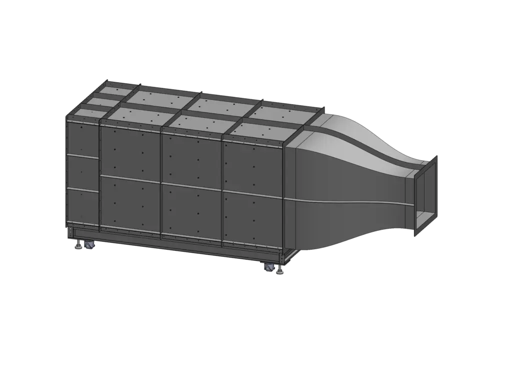 風洞試験装置.Compact Wind tunnel.1×1
