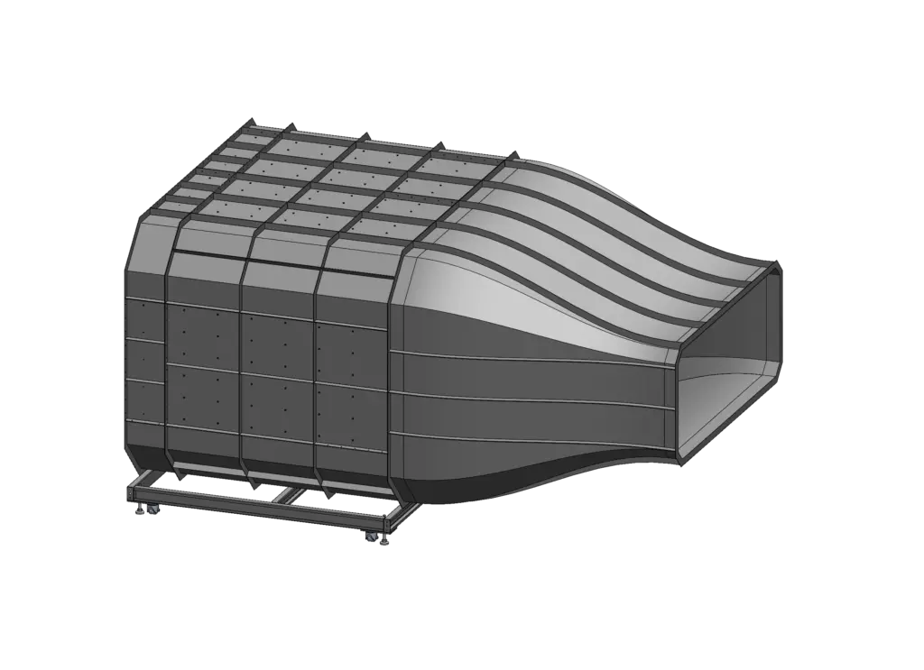 風洞試験装置.Compact Wind tunnel.2×3